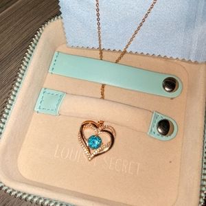 December Birthstone Pendant Necklace